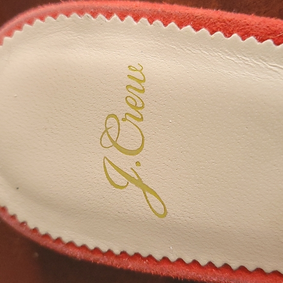 J. CREW RED MULES - Picture 2 of 5